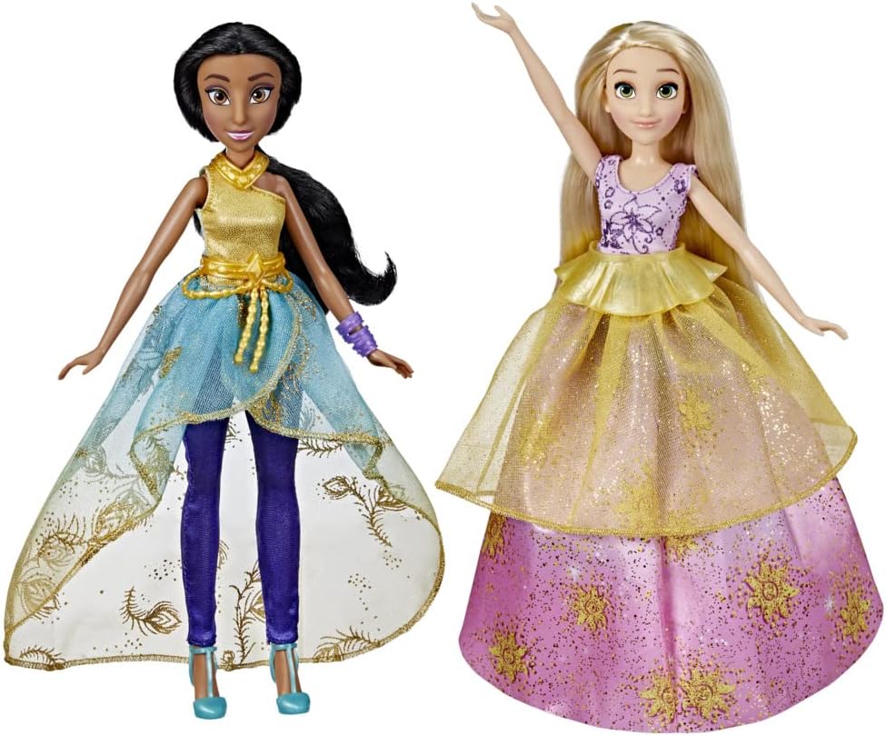Disney Prinzessin Jasmins und Rapunzels Kleidergalerie, Jasmin und Rapunzel Spielzeug für Kinder ab