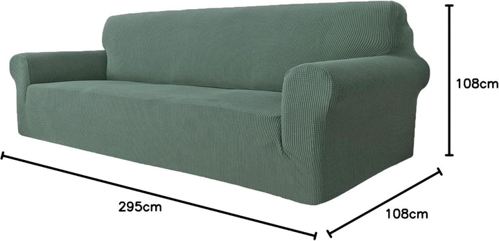 Ystyle Sofa überzug 4 Sitzer Mit Armlehne, Stretch Sofabezug rutschfest, Modern Sofa Cover Für Hunde