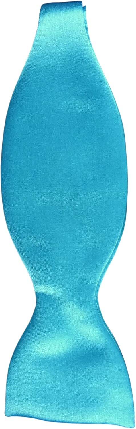 TigerTie Selbstbinder Seidenfliege in einfarbig Uni, Spitzenqualität, Querbinder 100% Seide + Aufbew