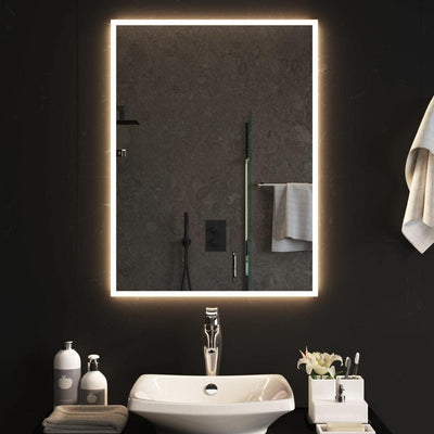 vidaXL LED Badspiegel Beleuchtung Wandspiegel Lichtspiegel Badezimmerspiegel Bad Spiegel Badezimmer