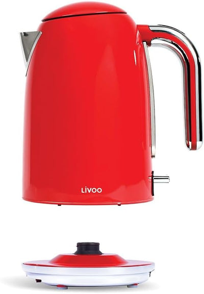 Wasserkocher 1.7l 2200w rot - dod180r Rot Einzigartig, Rot Einzigartig