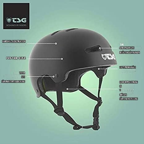 TSG Helm Evolution Solid Color XXL EU weiss (satin white), XXL EU weiss (satin white)