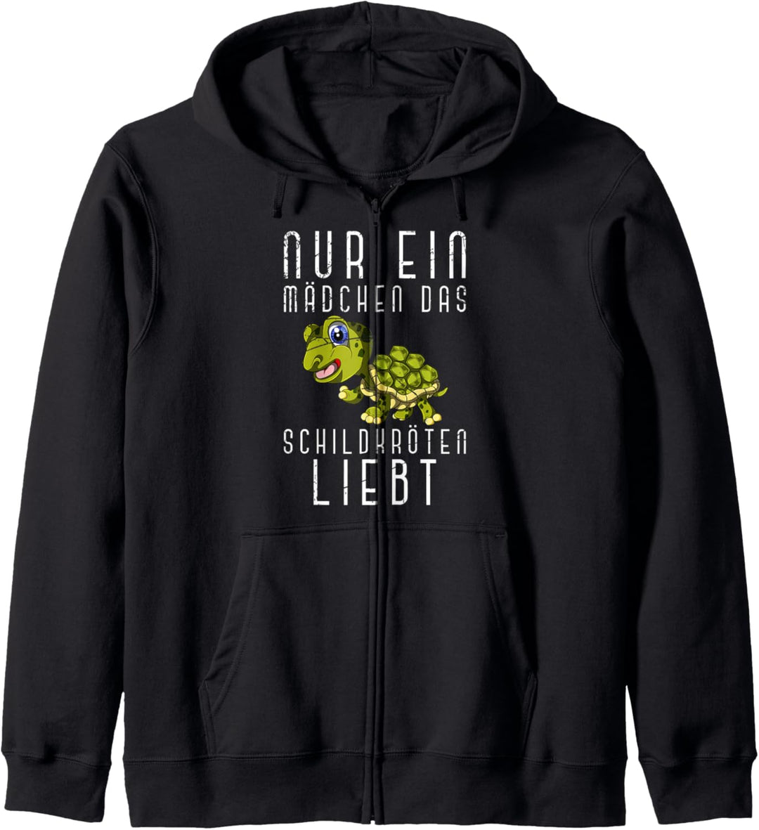 Nur ein Mädchen das Schildkröten liebt Niedliche Schildkröte Kapuzenjacke