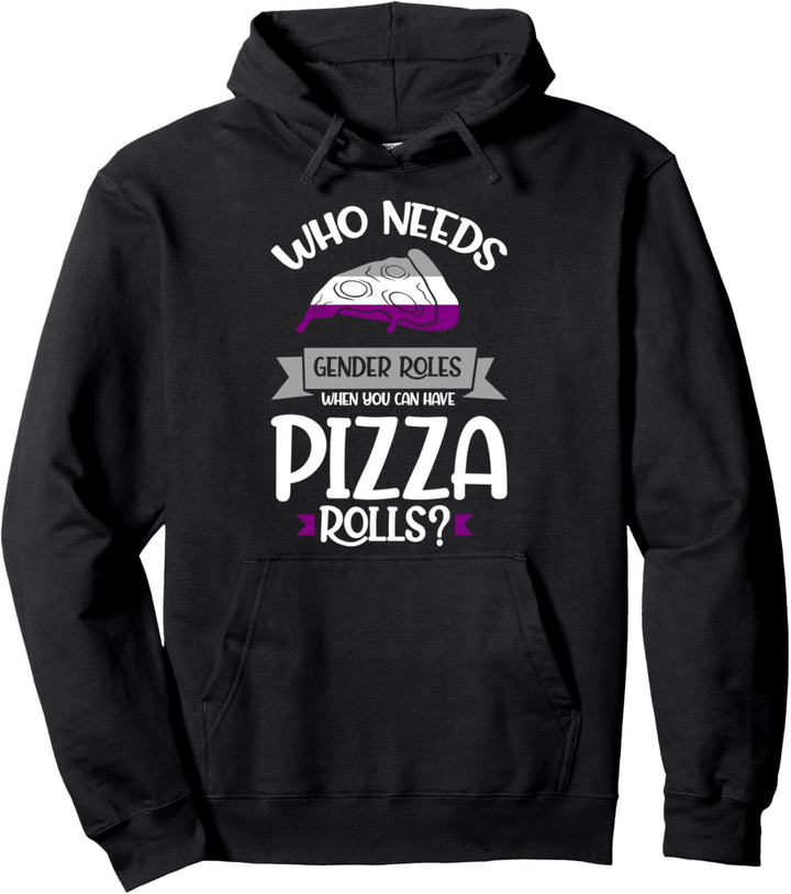 Wer braucht Geschlechterrollen Homo Pullover Hoodie