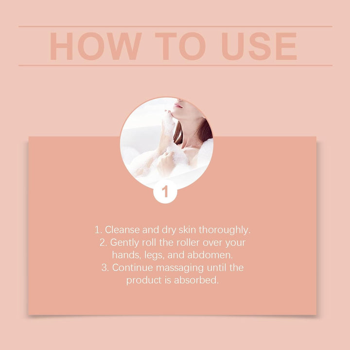 Bio-Rizinusöl Rosenquarz-Roller, Organic Castor Oil Rose Quartz Roller Ball, Rizinusöl Kaltgepresst
