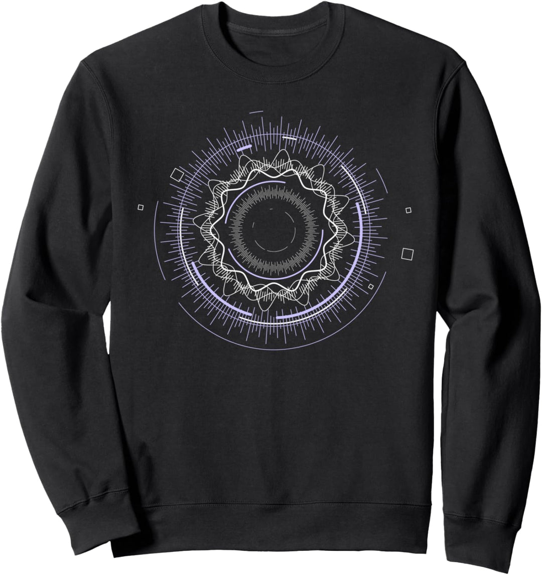 Sound Waves Schallwellen Musik Hören DJ Techno Electro Sweatshirt