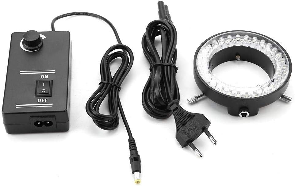 Mikroskop Beleuchtung Led, 3.5W Led Ringlicht Mikroskop Kamera 56 LEDs Perlen Lichtquelle, Helligkei