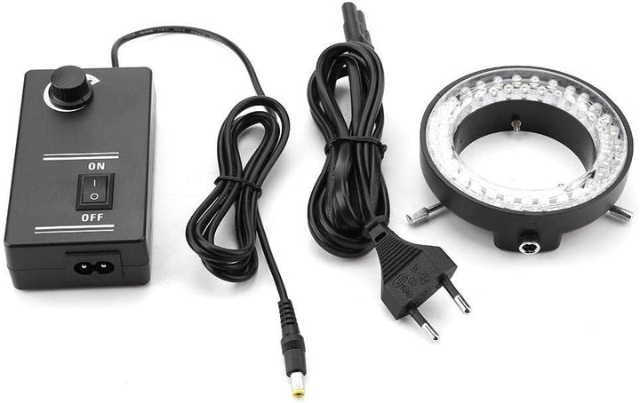 Mikroskop Beleuchtung Led, 3.5W Led Ringlicht Mikroskop Kamera 56 LEDs Perlen Lichtquelle, Helligkei