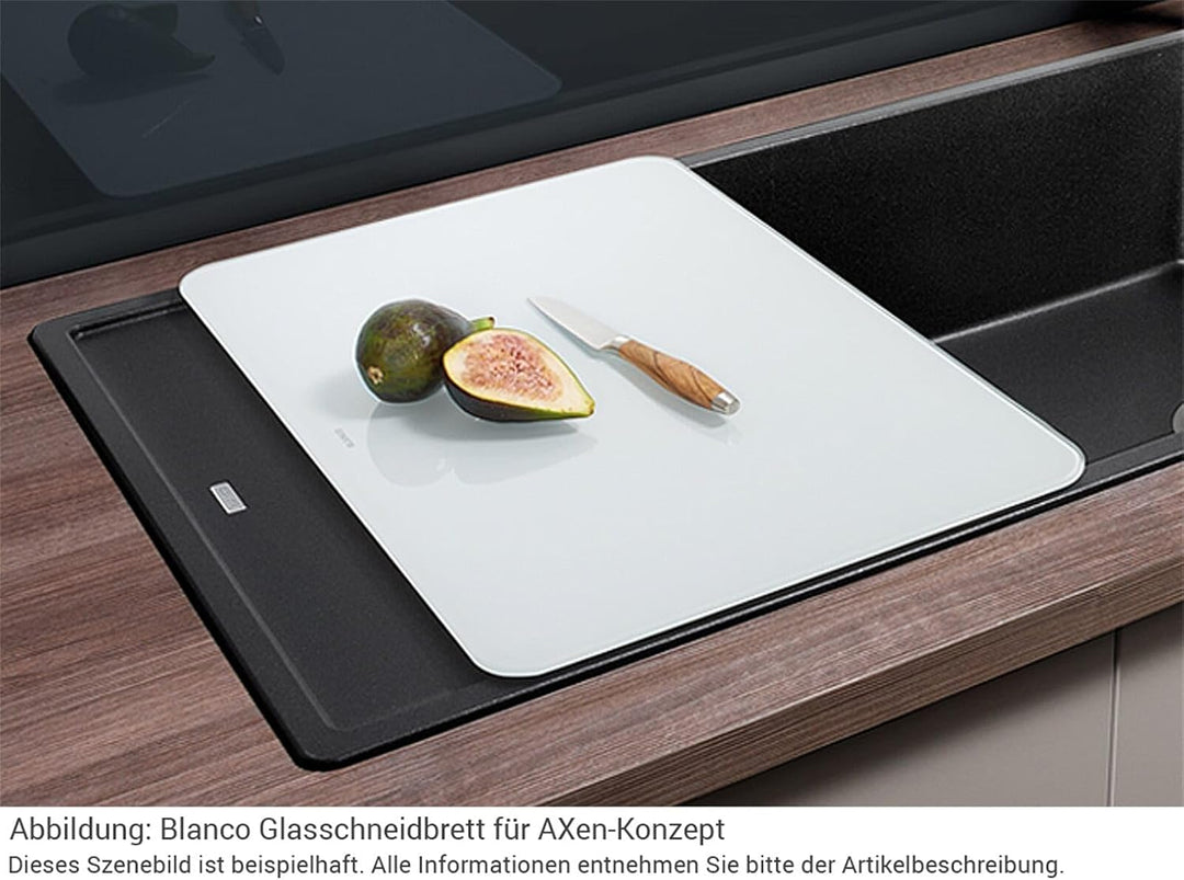 BLANCO AXIA III XL 6 S | SILGRANIT felsgrau | Einbauart: Einbau von Oben | reversibel | mit Glasschn