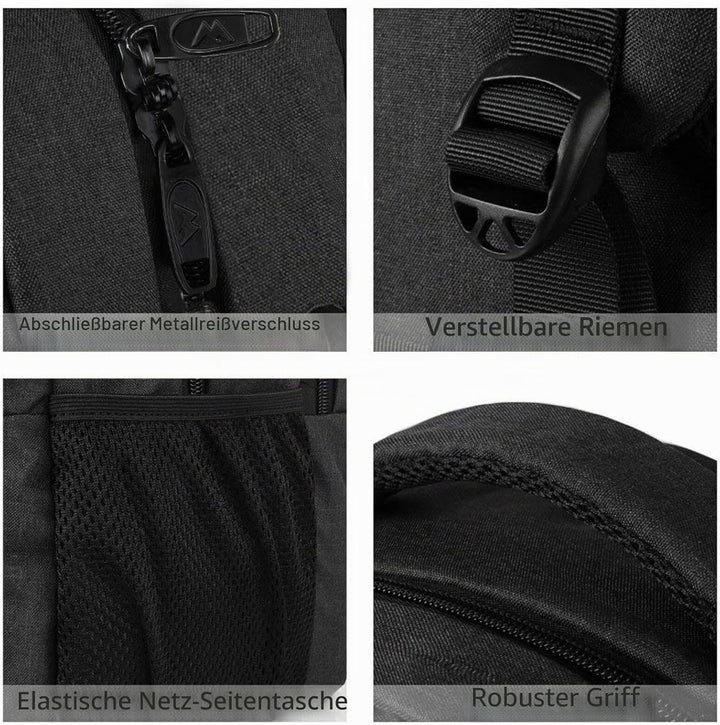 MATEIN Grosser Laptop Rucksack 17 Zoll Laptoptasche für Schule Arbeit mit USB Ladeanschluss Anti Die
