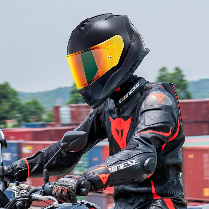 JQF Gear Helmvisier,Motorradhelm Visier für FF800/FF353/FF328,Motorrad Windschutz Helm Objektiv Visi