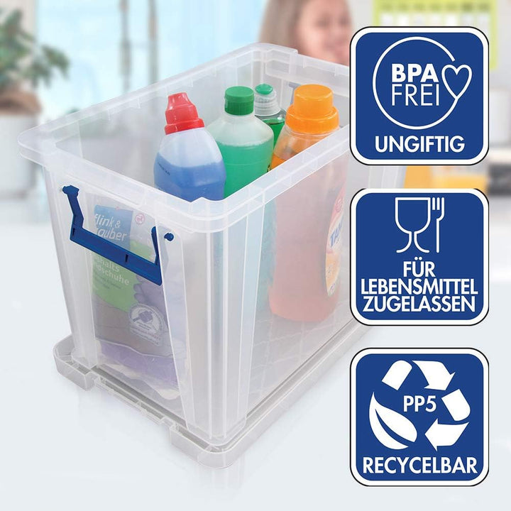 Bankers Box ProStore Aufbewahrungsboxen mit Deckel Set (2x 5,5 Liter + 1x 10 Liter + 1x 18,5 Liter)