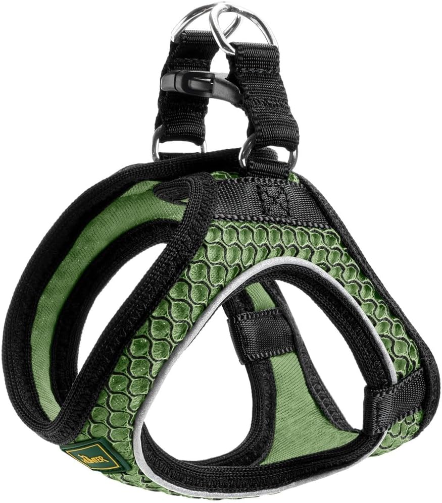 Hunter - Dog Harness Hilo Comfort. XS, Green - (401673969797)