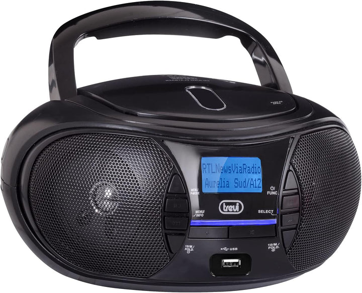 Trevi CMP 581 Tragbares Stereo mit DAB-Radio, USB, CD, MP3, USB