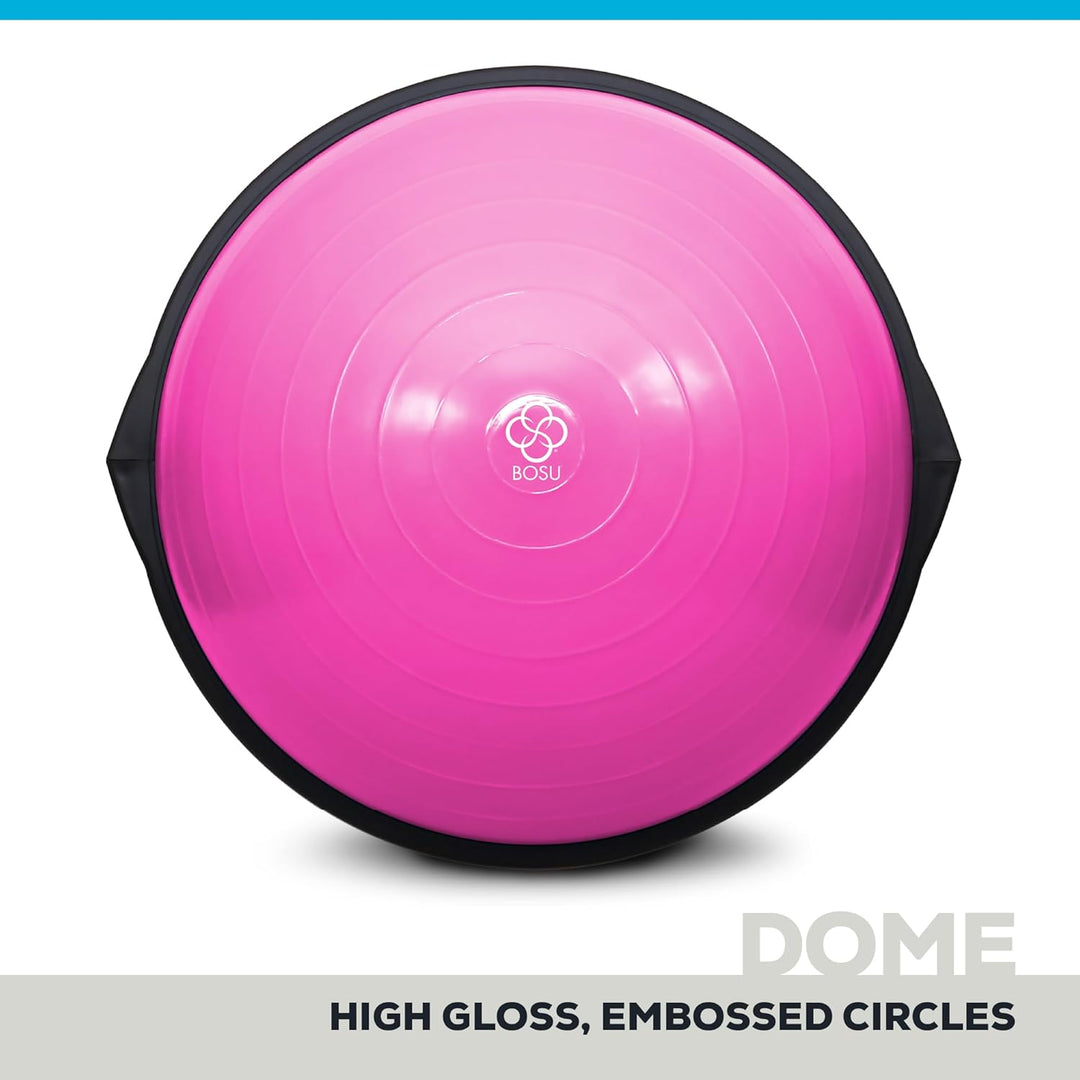 Bosu, Home Gym Equipment, The Original Balance Trainer, 66 cm Durchmesser Rosa, Rosa