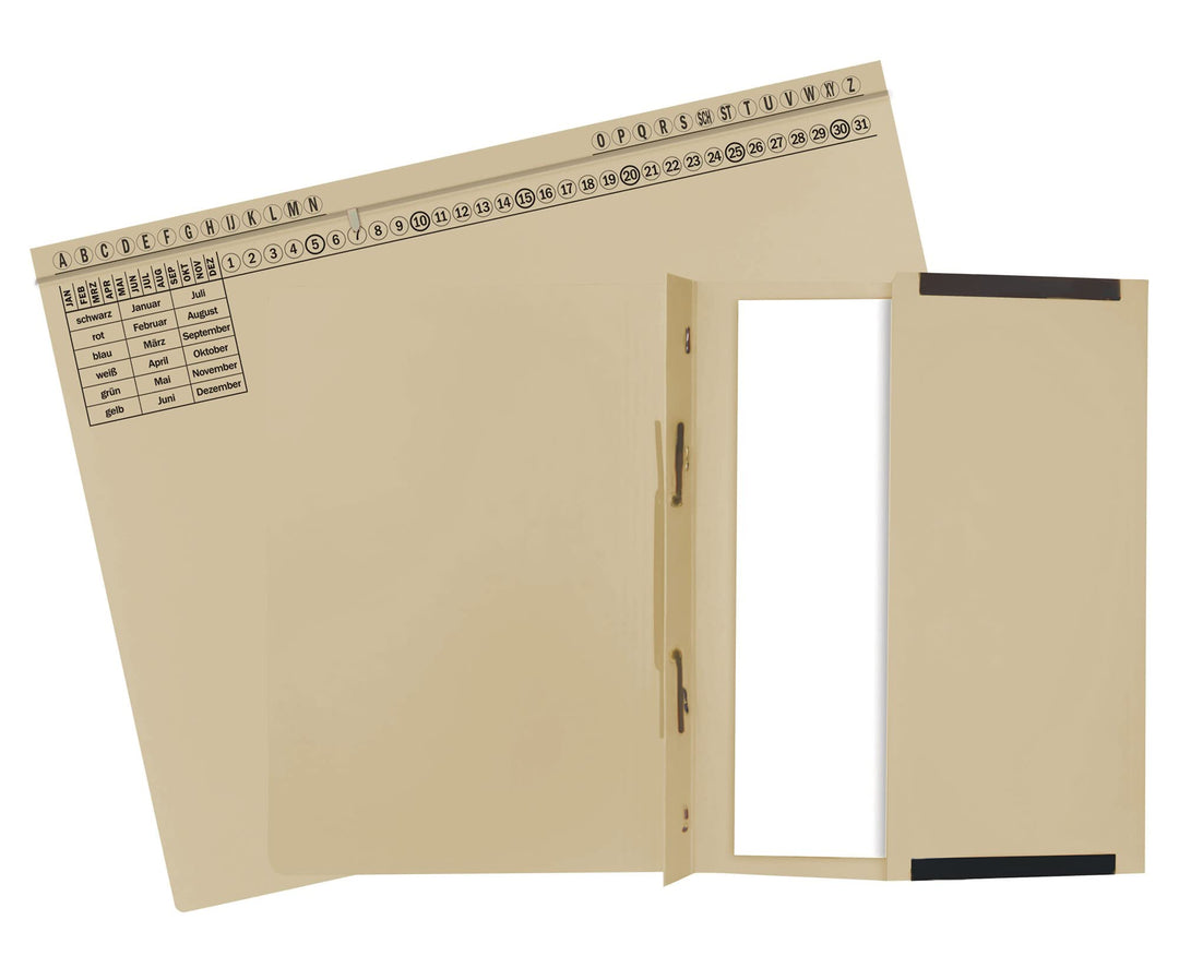 Exacompta 371122B 25er Pack Premium Kanzlei Hängehefter Exaflex Links- oder Rechtsheftung, extra sta