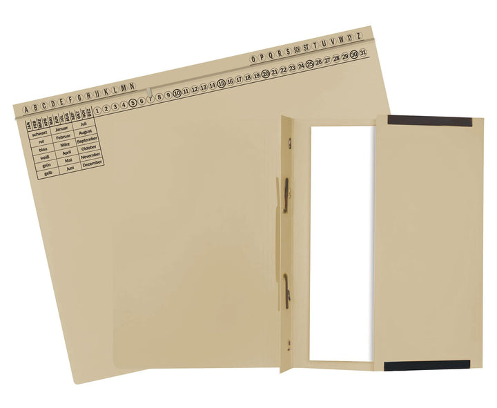 Exacompta 371122B 25er Pack Premium Kanzlei Hängehefter Exaflex Links- oder Rechtsheftung, extra sta