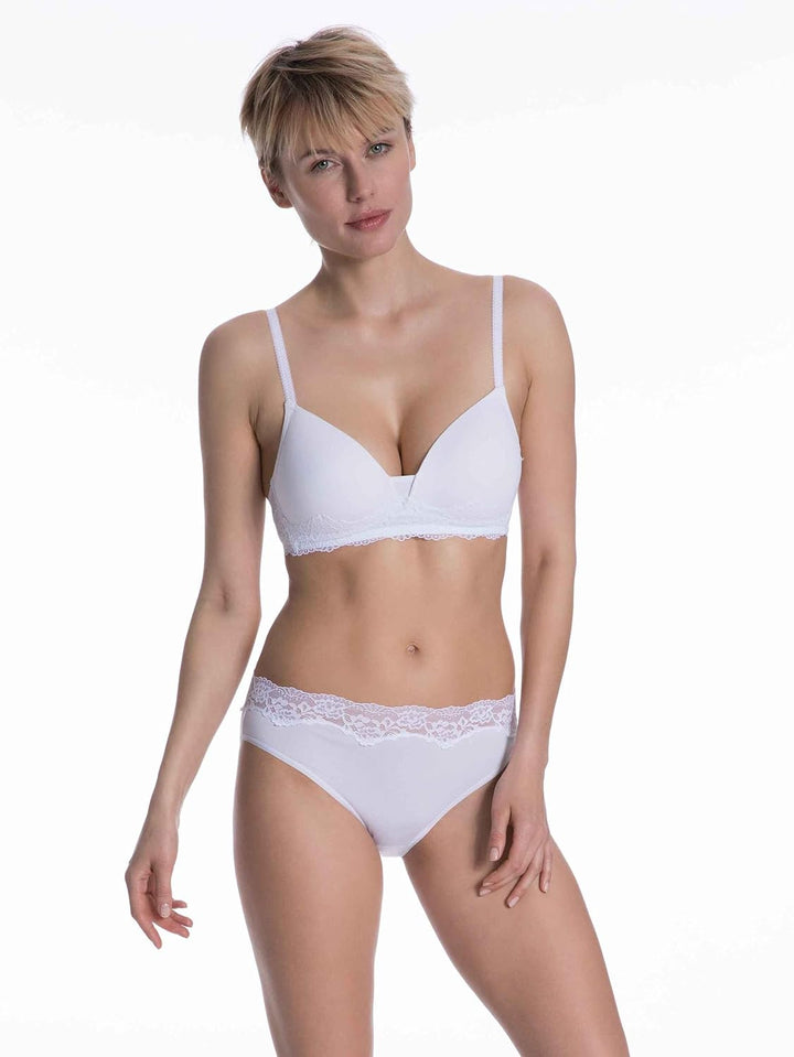Nina von C. Romance Bügelloser Soft-BH Damen 75A Weiss, 75A Weiß