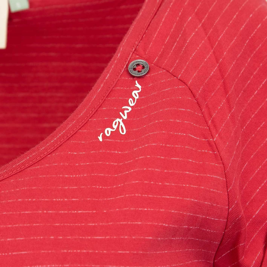Ragwear Glitter Organic Kleid S Rot, S Rot