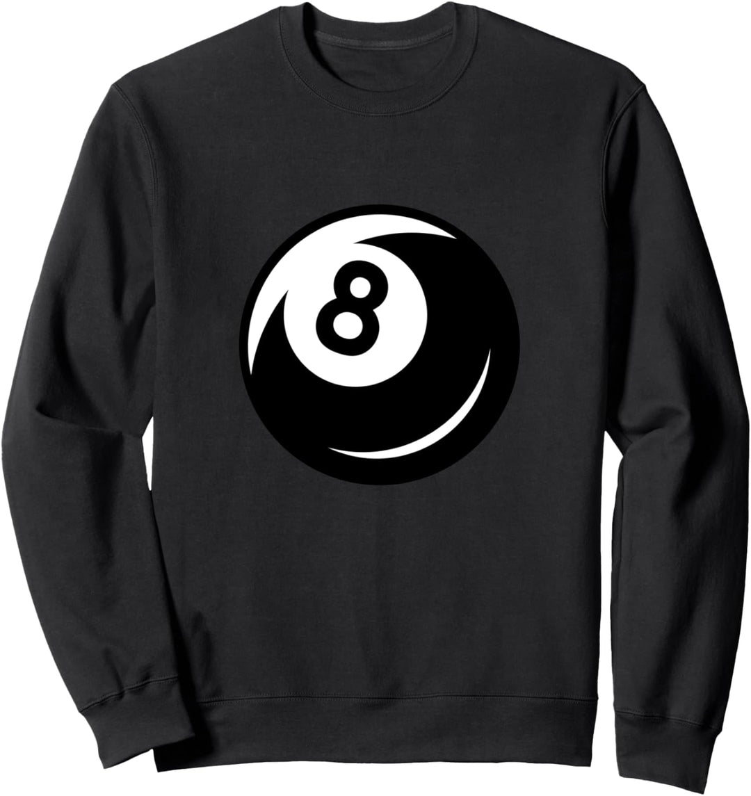 Lustiger 8 Ball Billard Pool Sport Billard Spieler Sweatshirt