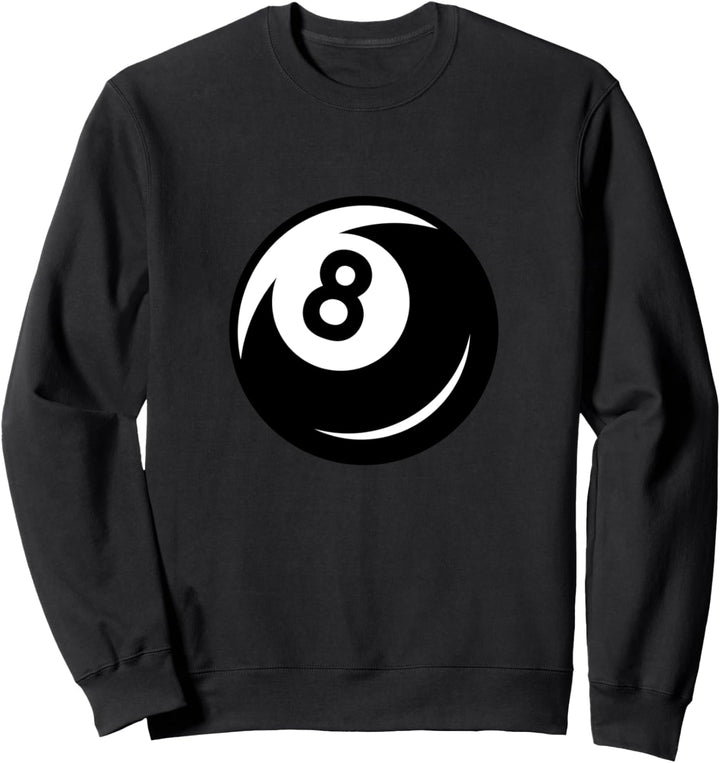 Lustiger 8 Ball Billard Pool Sport Billard Spieler Sweatshirt