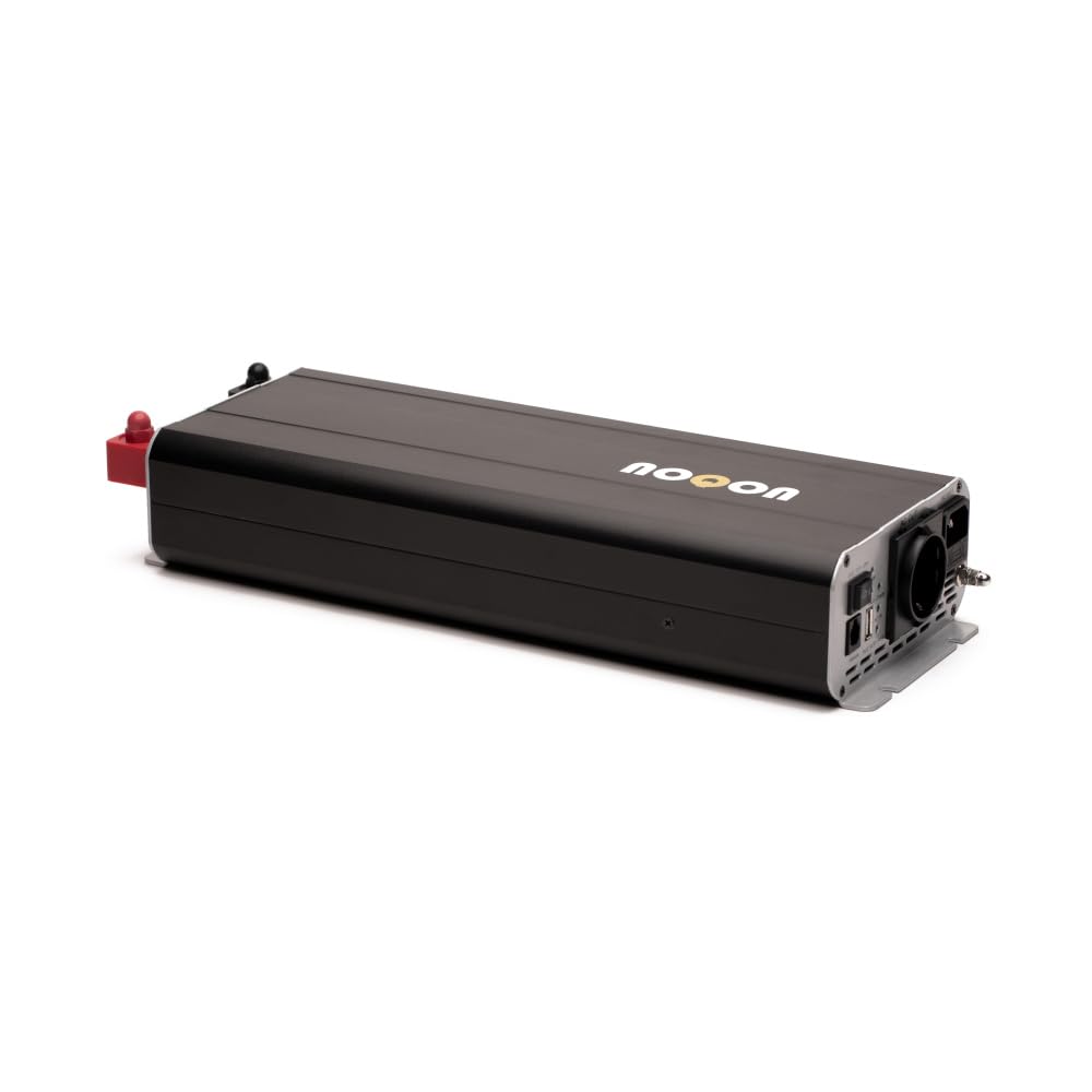 NOQON NSC1024 1000W/24V Sinus-Wechselrichter mit Ladegerät, NVS- und USV-Funktion