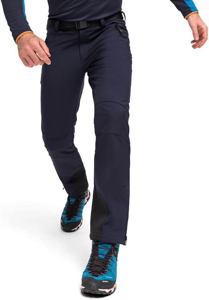 Maier Sports Tech Pants M, Warme Herren Wanderhose, Wasserabweisende Softshell-Outdoorhose für Trekk