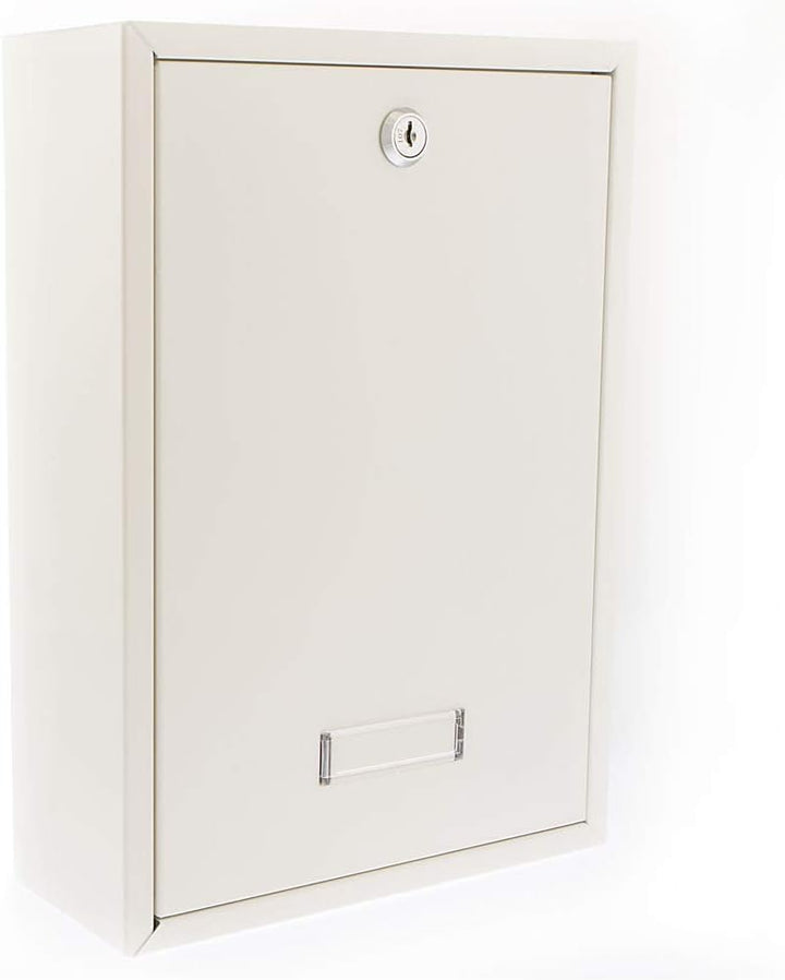 Sterling MB11BK MB11 Forth Briefkasten aus Stahl für hinten, weiss, 244 x 351 x 98mm 244 x 351 x 98m
