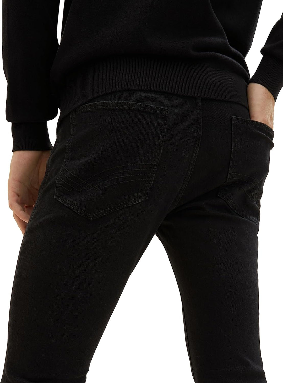 TOM TAILOR Herren Troy Slim Fit Jeans 29W / 32L 10270 - Black Black Denim, 29W / 32L 10270 - Black B