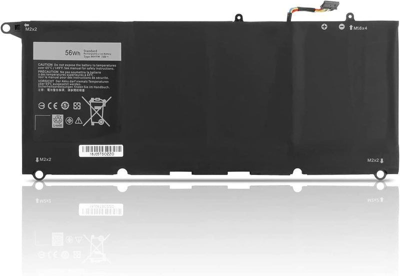 HUBEI JD25G 90V7W JHXPY 5K9CP DIN02 090V7W 0DRRP RWT1R Laptop Batterie Ersatz für Dell XPS 13 XPS13