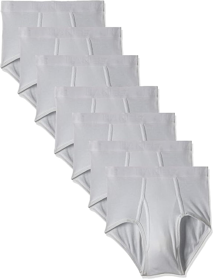 Hanes Men's Classics Tagless Briefs, White - 7 Pack, Small
