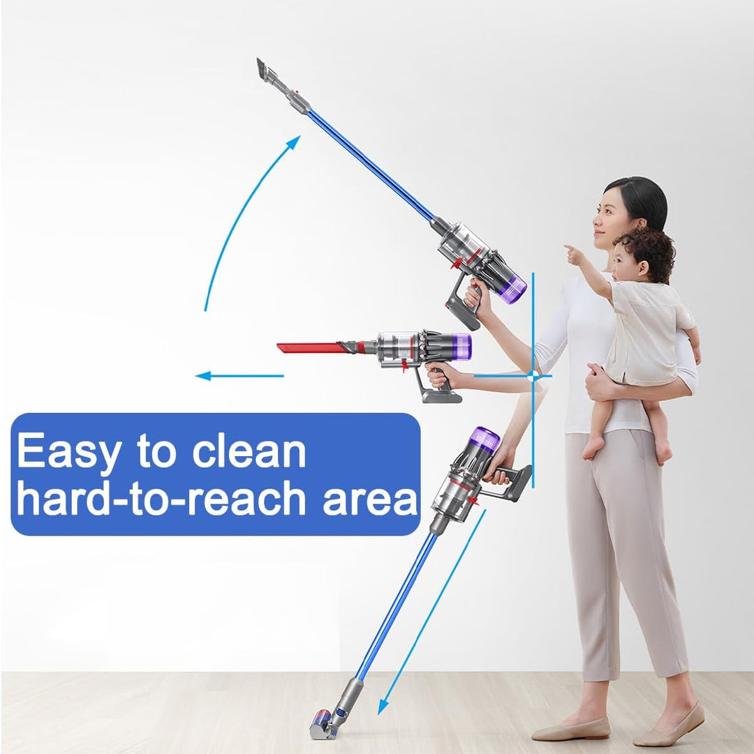 Schnellspanner Verlängerungsstange für Dyson V11 V15 V10 V8 V7 Stabstaubsauger, Ersatz Teleskoprohr