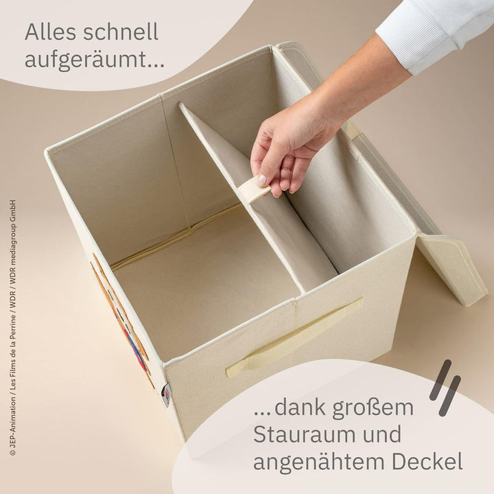 LIFENEY meets Bobo Siebenschläfer Aufbewahrungsbox mit Deckel für Kinder – Box mit dem kultigen Sieb