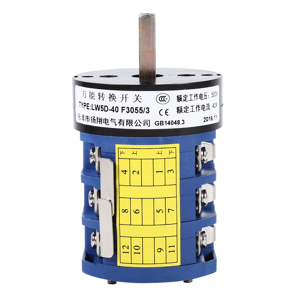Keenso Auto Reifenwechselmaschine Schalter, 240V / 480V / 500V 40A Reifenmontiermaschine Fusspedal V