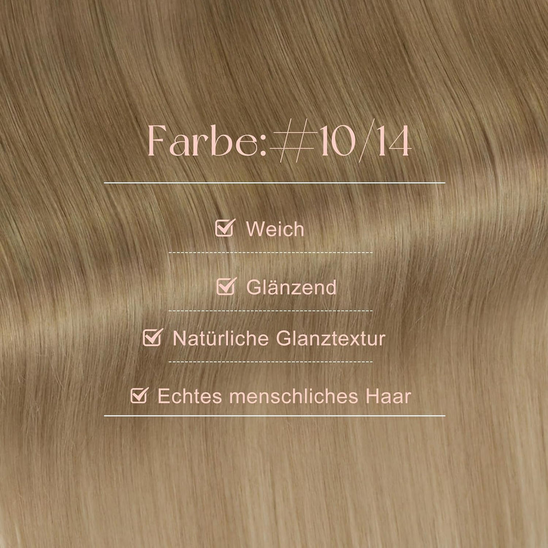 Easyouth Tape in Extensions Echthaar Tape in Extensions Goldbraun Mix Dunkelgolden Blond Tape in Ext