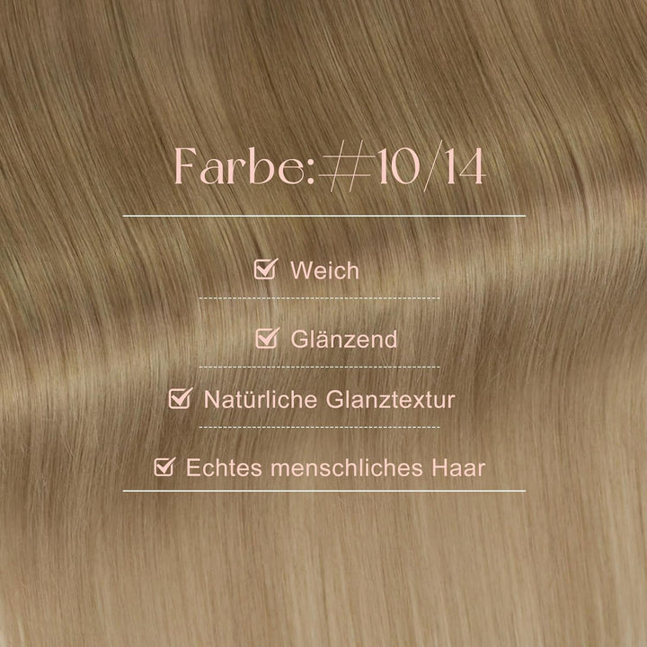 Easyouth Tape in Extensions Echthaar Tape in Extensions Goldbraun Mix Dunkelgolden Blond Tape in Ext