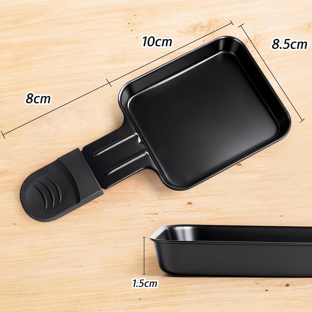 Raclette Pfännchen Mini Antihaftbeschichtet Pfännchen, 8er Set