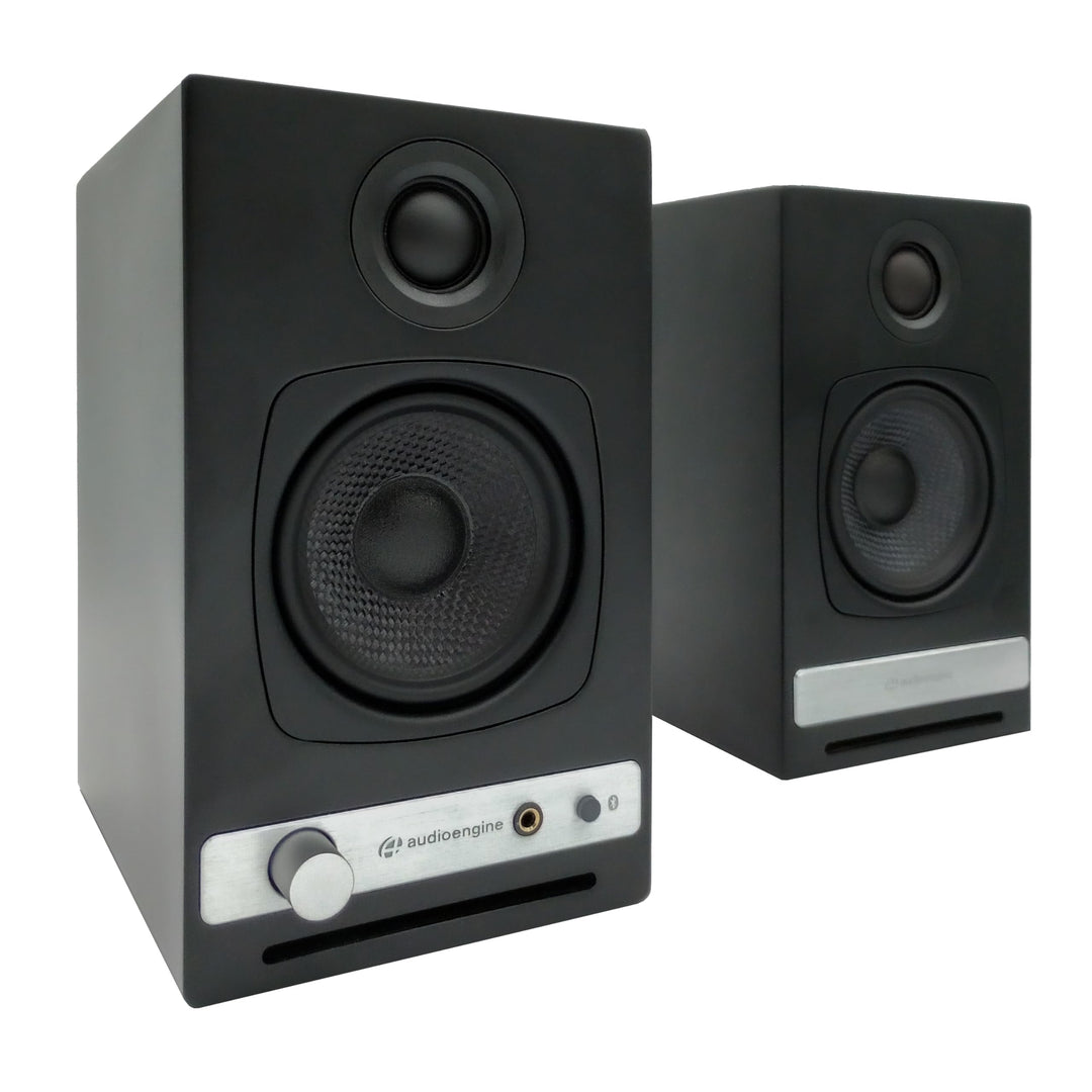 Audioengine A2 HD Wireless Speaker | Lautsprecher für Desktop-Monitor | Heim-Musiksystem aptX HD Blu