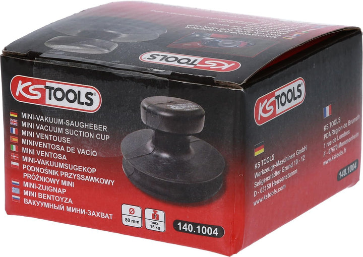 KS Tools 140.1004 Mini-Vakuum-Saugheber, max 15kg, Ø 80mm