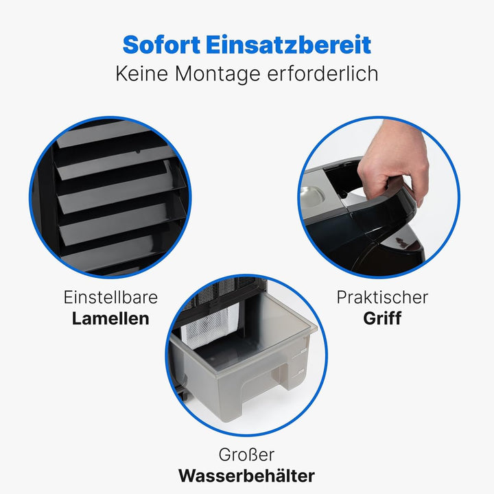 Clatronic 3in1 Klimaanlage/ Klimagerät/ Luftentfeuchter/ Luftreiniger/ Luftkühler LK 3742; mobil; fü