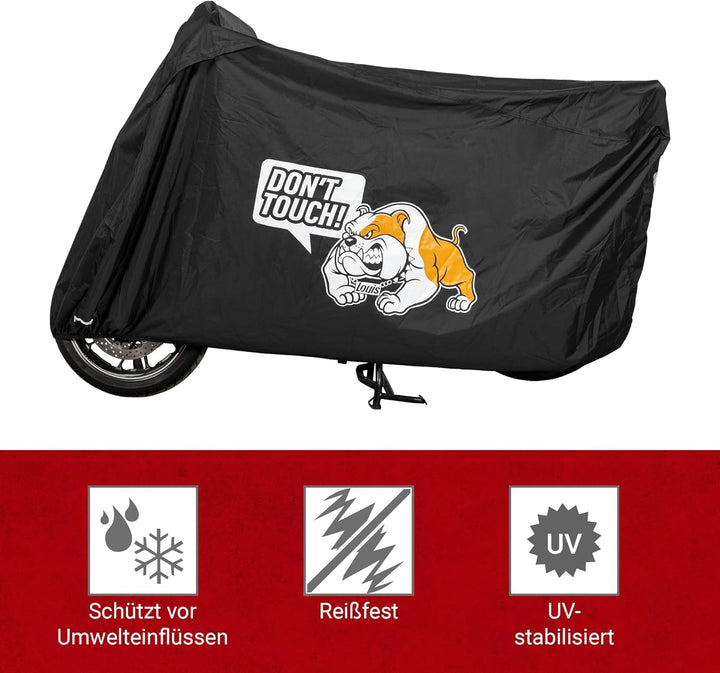 Louis Motorrad Abdeckhaube Brutus, Wasserabweisende Motorrad Abdeckplane Outdoor, UV-stabilisierte M