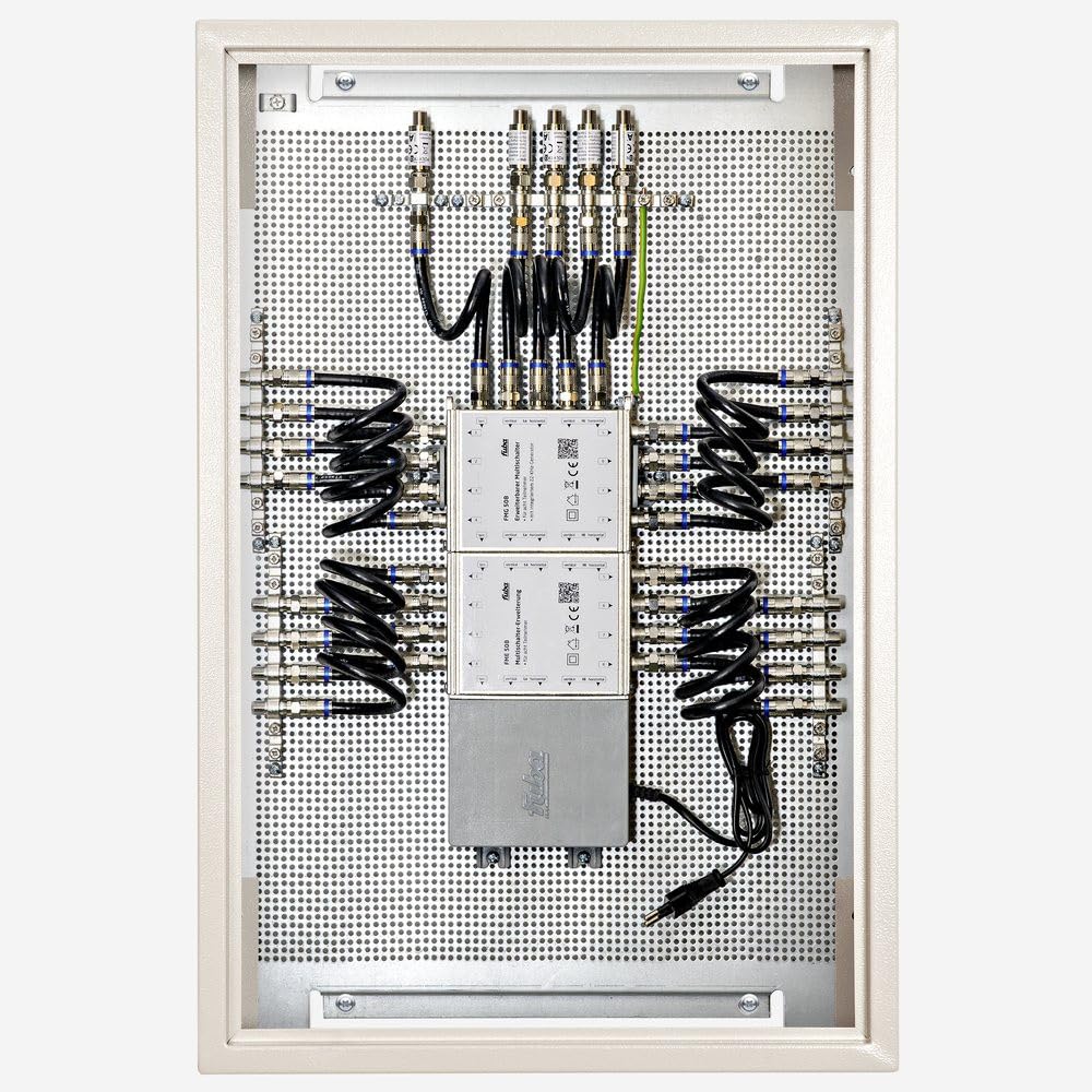Fuba FMP 516 SL Multischalter-Paneel | Multischalter 16 Teilnehmer, EIN Satellit, komplett vormontie