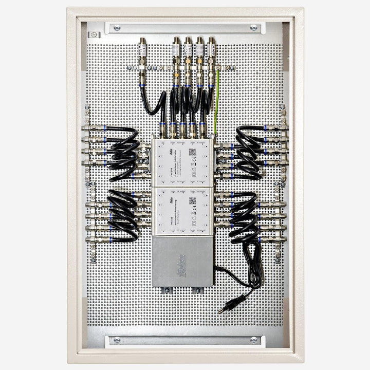 Fuba FMP 516 SL Multischalter-Paneel | Multischalter 16 Teilnehmer, EIN Satellit, komplett vormontie