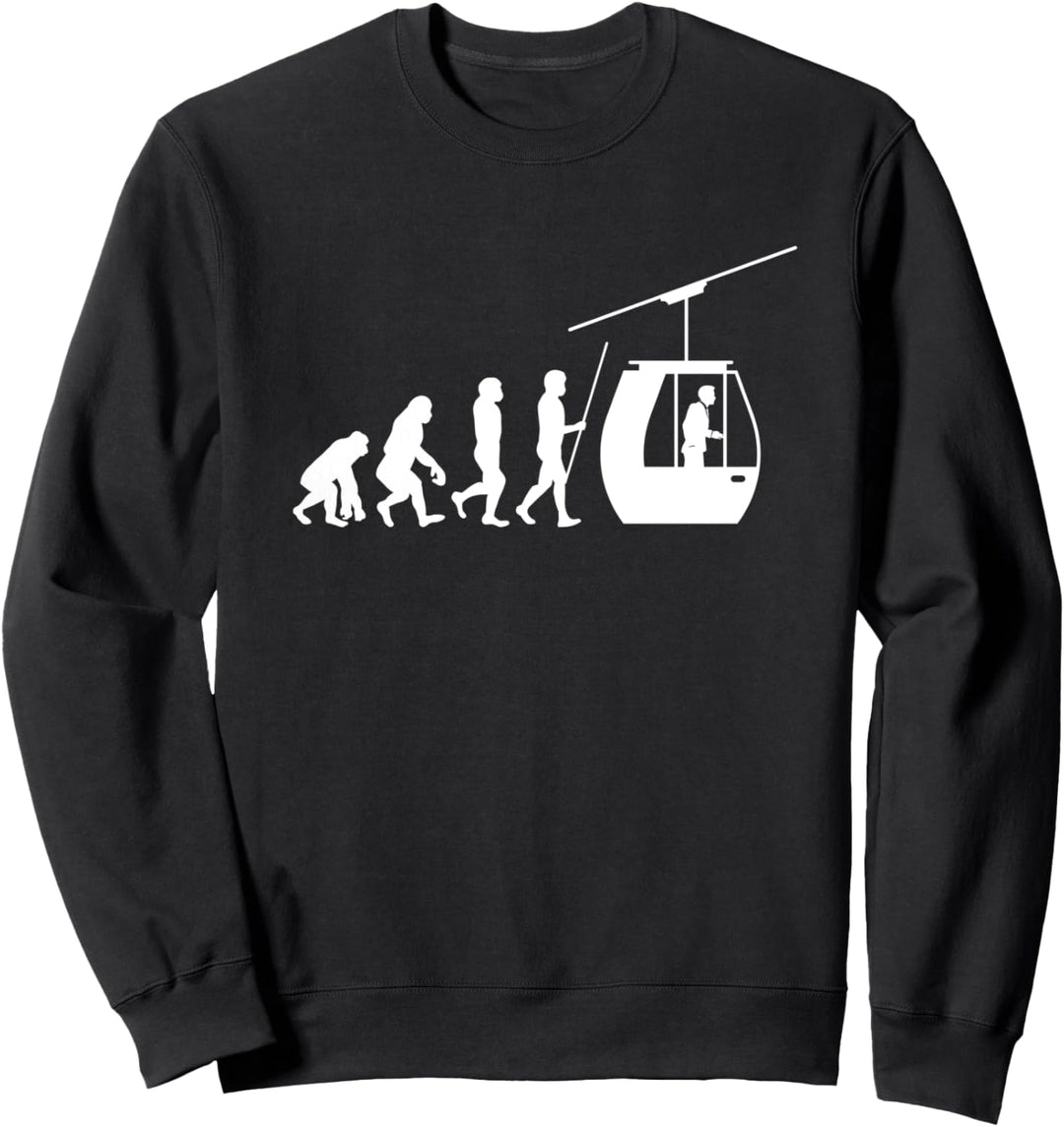 Antenne Strassenbahn Strassenbahn Seilzug Auto Seilbahn Gondel Telferico Sweatshirt