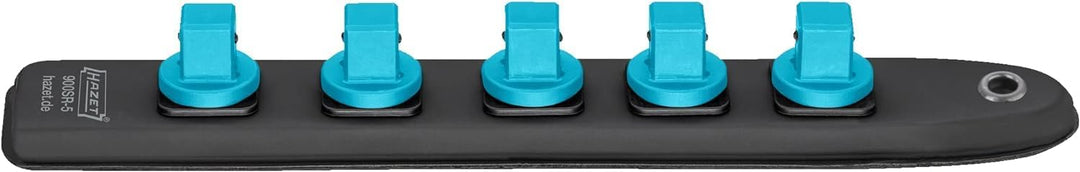 HAZET Smart-Rail 900SR-5 | magnetische Unterseite mit 5 Steckplätzen und robuster Drehverriegelung,