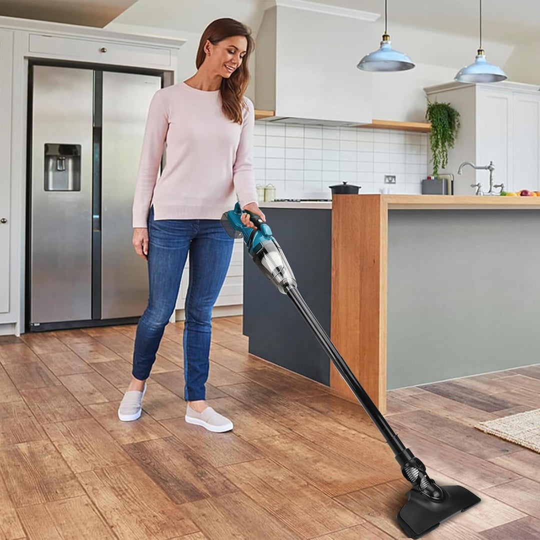 Akku Handstaubsauger kompatibel mit Makita 18V Akku, 10000Pa Tragbar Staubsauger mit 4 Düsen und 0,7
