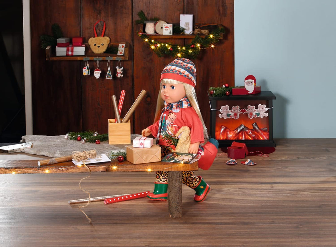 BABY born Adventskalender mit 24 Überraschungen, enthält Kleidung und Accessoires für 43 cm Puppen,