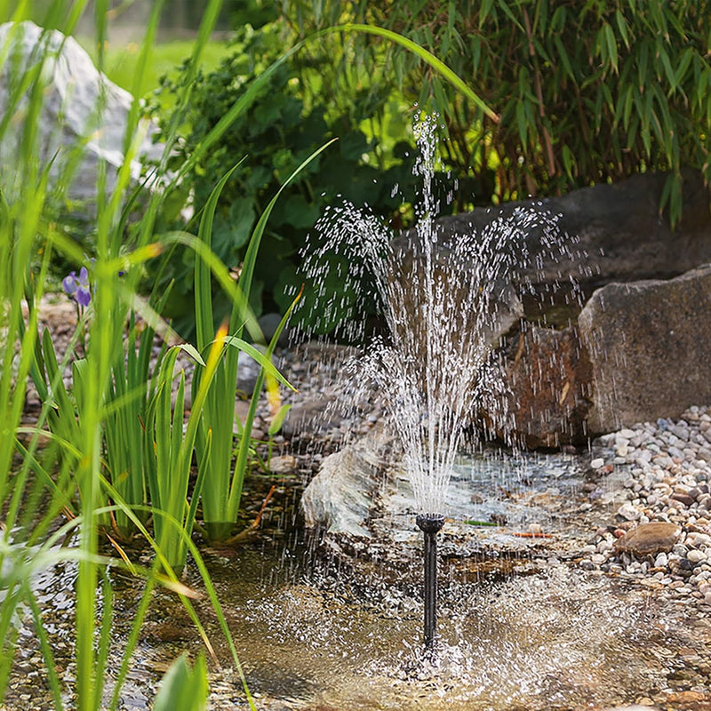 Solar Ersatzpumpe WaterSplash 5/470 l/h Gartenteichpumpe 0,6m Förderhöhe 12 DC Betriebspannung Garte