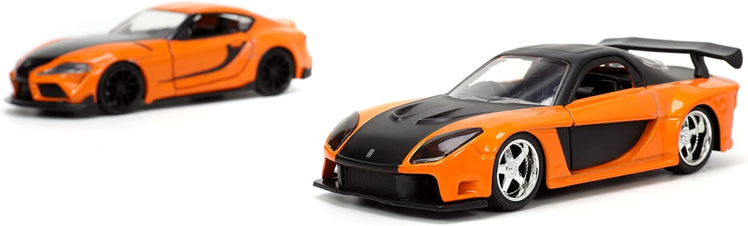 Jada Toys- 32910OR, Miniaturauto, orange/schwarz