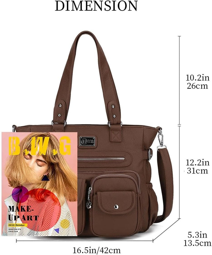 KL928 Handtasche Damen Tasche Umhängetasche Schultertasche Damentaschen gross für Damen Frauentasche